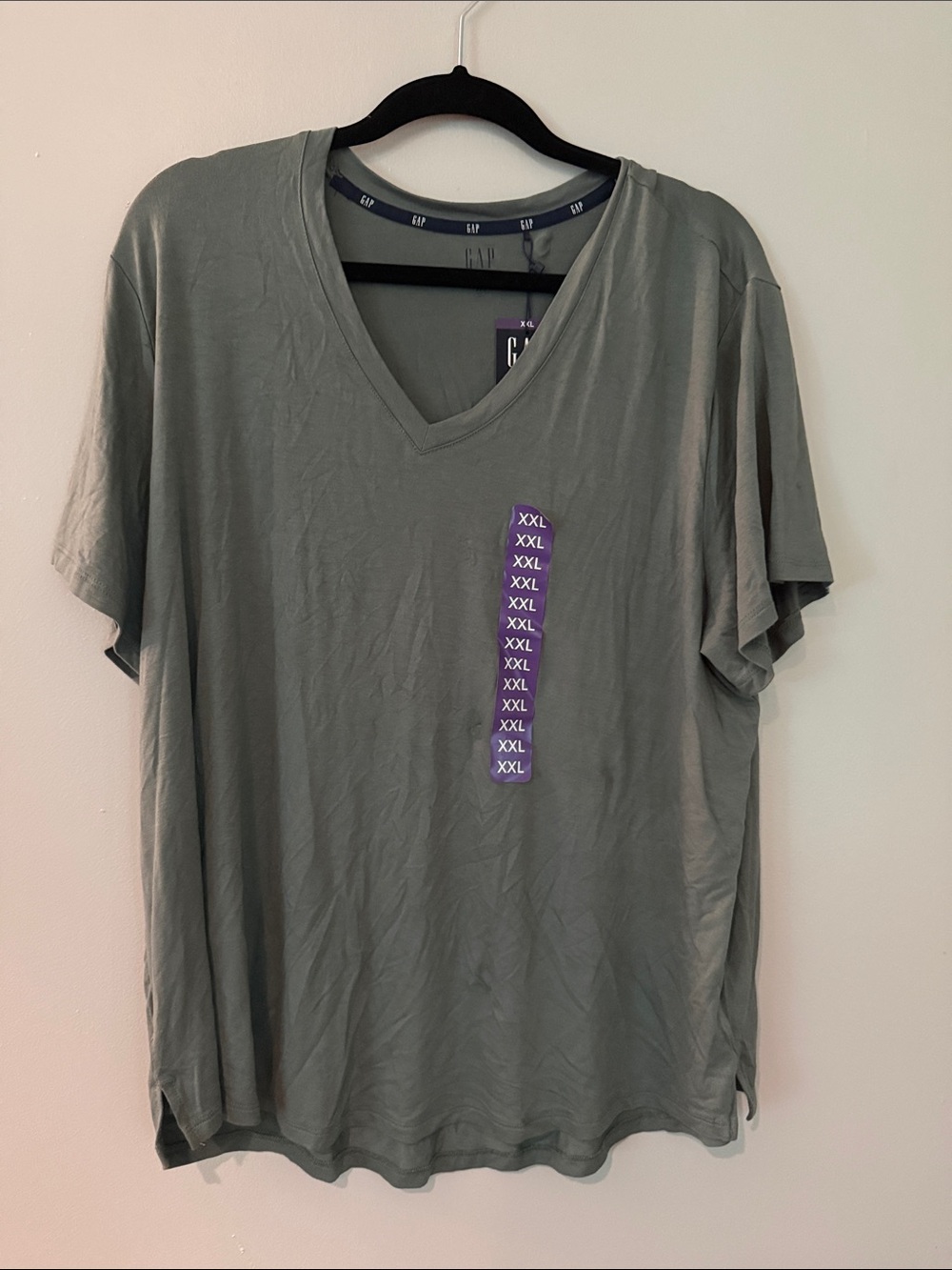 GAP Olive Green V-Neck Short Sleeve Tee